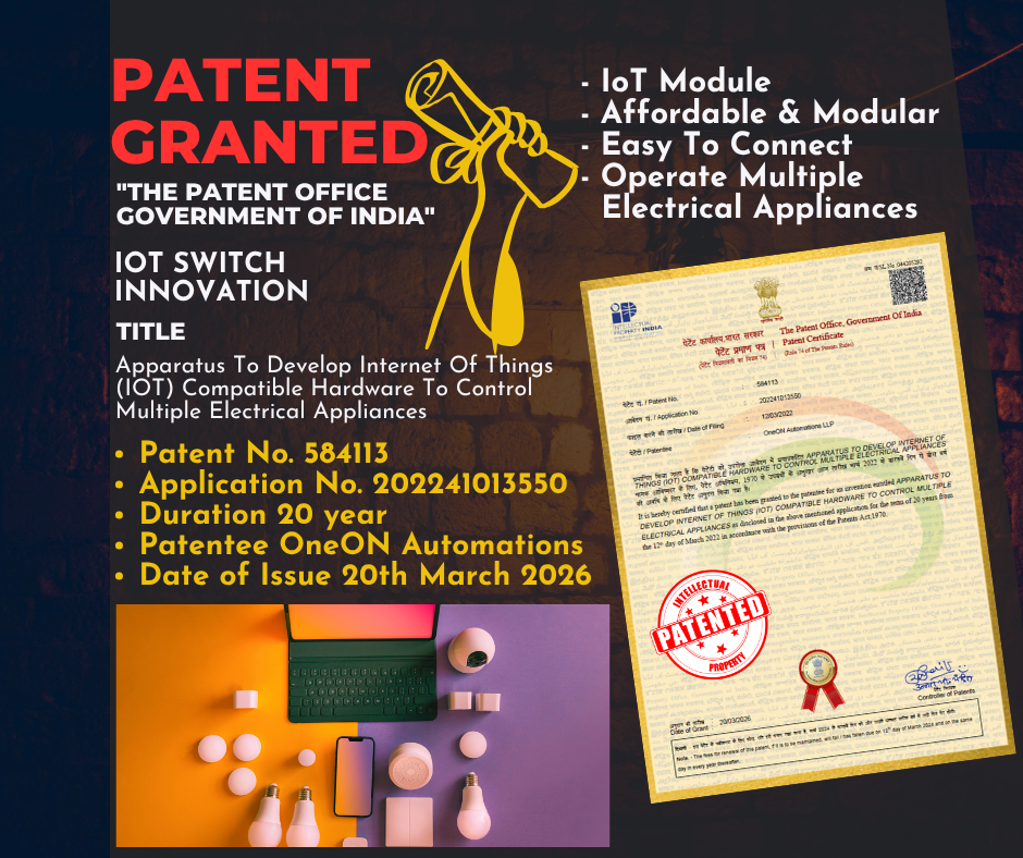 Apparatus To Develop Internet Of Things (IoT) Compatibale Hardware To Control Multiple Electrical Appliances